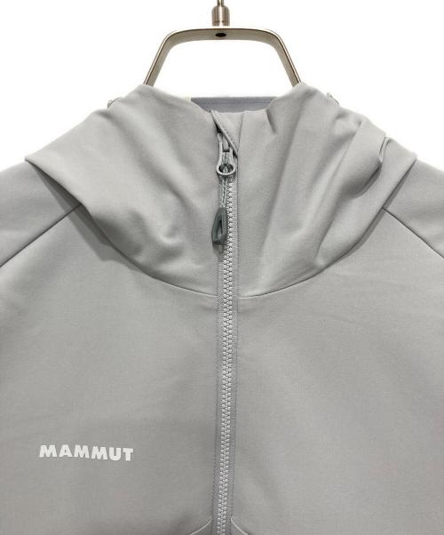 MAMMUT（マムート）MAMMUT (マムート) MACUN 2.0 ソフトシェル フーデッド ジャケット グレー サイズ:Sの古着・服飾アイテム