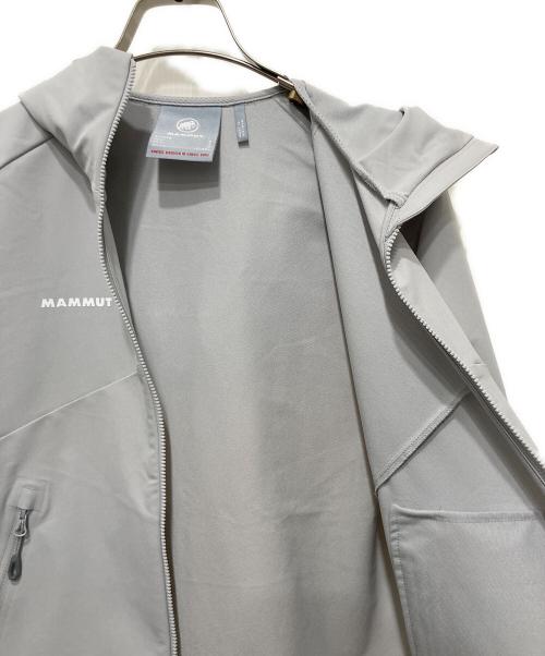 MAMMUT（マムート）MAMMUT (マムート) MACUN 2.0 ソフトシェル フーデッド ジャケット グレー サイズ:Sの古着・服飾アイテム