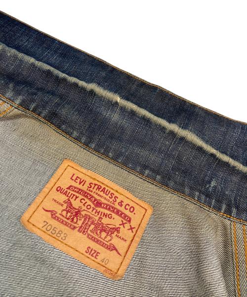 LEVI'S（リーバイス）LEVI'S (リーバイス) 00s 1stタイプ復刻デニムジャケット インディゴ サイズ:40の古着・服飾アイテム