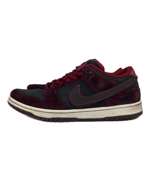 NIKE SB（ナイキエスビー）NIKE SB (ナイキエスビー) Riot Skateshop (ライオットスケートショップ) コラボ ダンクロー ブラック×バーガンディ サイズ:US10の古着・服飾アイテム