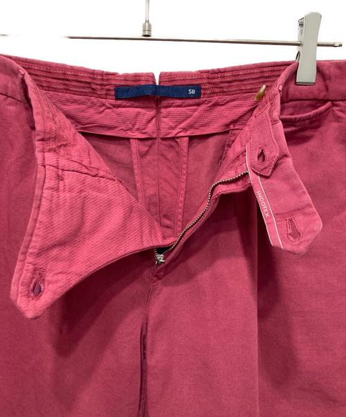 INCOTEX（インコテックス）INCOTEX (インコテックス) ハーフパンツ レッド サイズ:50の古着・服飾アイテム