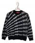 Supreme（シュプリーム）の古着「Radial Crewneck」｜ブラック