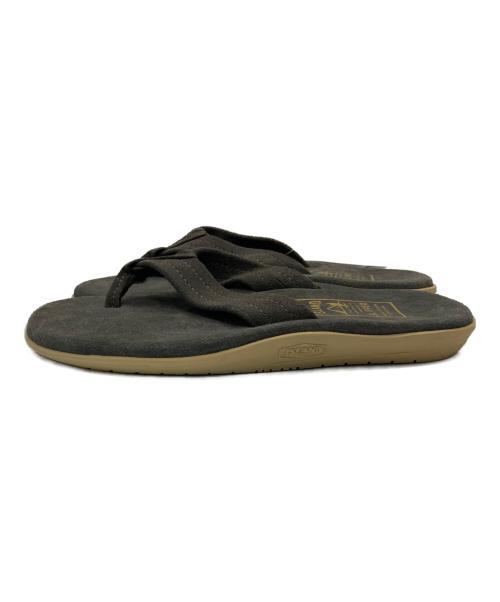 ISLAND SLIPPER（アイランドスリッパ）ISLAND SLIPPER (アイランドスリッパ) スウェードサンダル グレー サイズ:UK6の古着・服飾アイテム