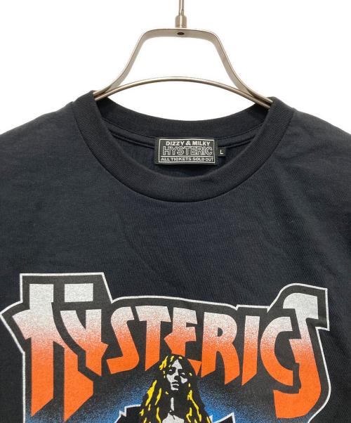 Hysteric Glamour（ヒステリックグラマー）Hysteric Glamour (ヒステリックグラマー) BAD ASS MAMA TOUR Tシャツ ブラック サイズ:Ⅼの古着・服飾アイテム