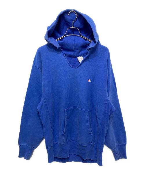 Champion REVERSE WEAVE（チャンピオン リバース ウィーブ）Champion REVERSE WEAVE (チャンピオン リバース ウィーブ) 90’s リバースウィーブパーカー ブルー サイズ:XLの古着・服飾アイテム