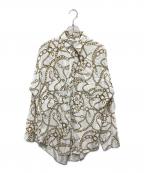 DAIRIKUダイリク）の古着「Dolman-Sleeve Scarf Shirt」｜ホワイト