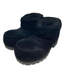BALENCIAGA（バレンシアガ）の古着「ALASKA FUR BOOTIE」｜ブラック
