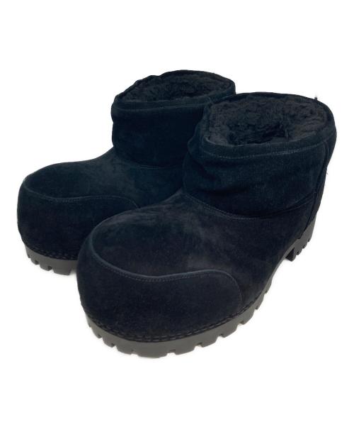 BALENCIAGA（バレンシアガ）BALENCIAGA (バレンシアガ) ALASKA FUR BOOTIE ブラック サイズ:43の古着・服飾アイテム