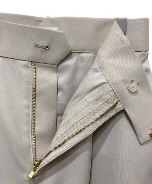 Noble（ノーブル）Noble (ノーブル) エステルツイルストレッチスラックスパンツ ベージュ サイズ:36の古着・服飾アイテム