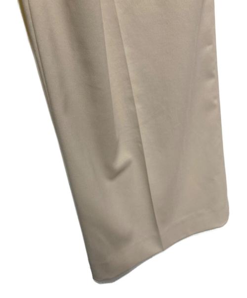 Noble（ノーブル）Noble (ノーブル) エステルツイルストレッチスラックスパンツ ベージュ サイズ:36の古着・服飾アイテム