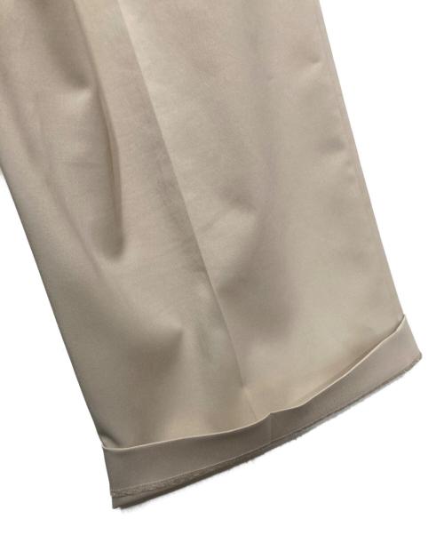 Noble（ノーブル）Noble (ノーブル) エステルツイルストレッチスラックスパンツ ベージュ サイズ:36の古着・服飾アイテム