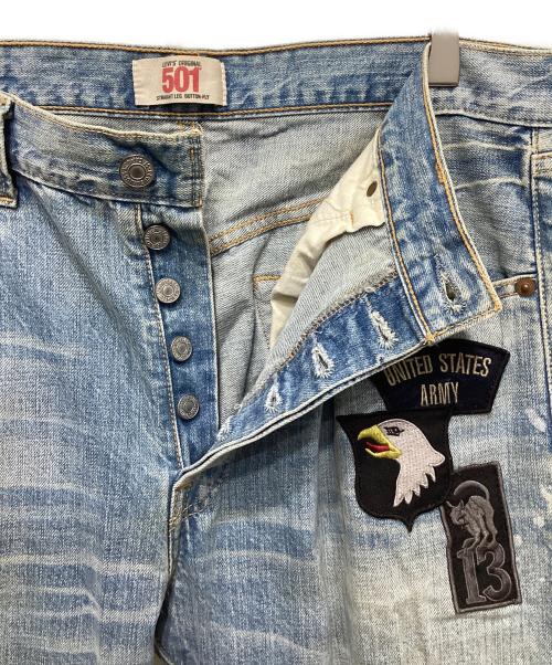 LEVI'S（リーバイス）LEVI'S (リーバイス) 501ワッペンデニムパンツ インディゴ サイズ:34×32の古着・服飾アイテム