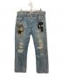 LEVI'S（リーバイス）の古着「501ワッペンデニムパンツ」｜インディゴ