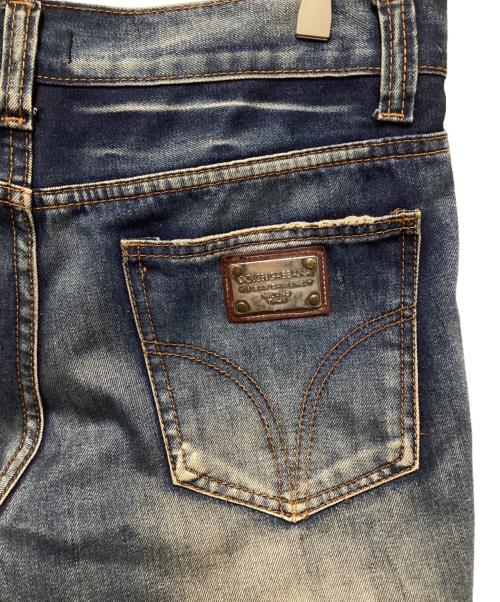 DOLCE & GABBANA（ドルチェ＆ガッバーナ）DOLCE & GABBANA (ドルチェ＆ガッバーナ) ハーフデニムパンツ インディゴ サイズ:Ｓの古着・服飾アイテム