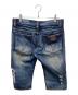DOLCE & GABBANA (ドルチェ＆ガッバーナ) ハーフデニムパンツ インディゴ サイズ:Ｓ：6000円