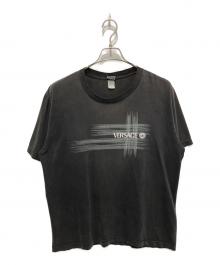 VERSACE（ヴェルサーチェ）の古着「半袖Tシャツ」｜ブラック