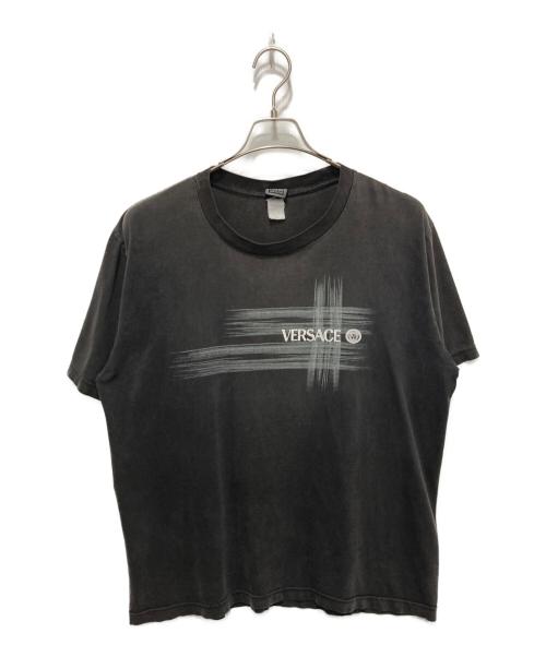 VERSACE（ヴェルサーチェ）VERSACE (ヴェルサーチェ) 半袖Tシャツ ブラック サイズ:XLの古着・服飾アイテム