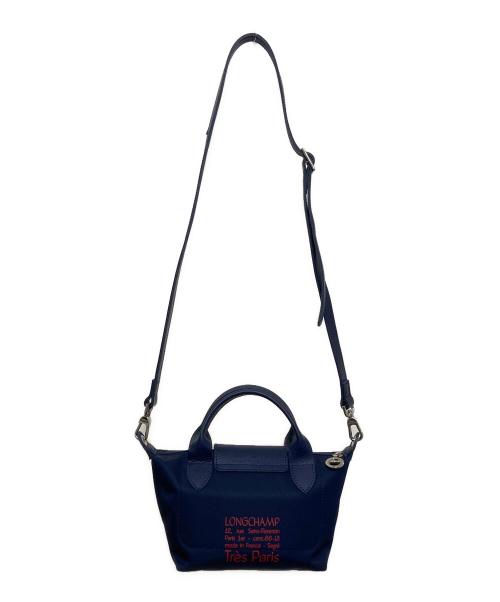 LONGCHAMP（ロンシャン）LONGCHAMP (ロンシャン) 2WAYショルダーバッグ ネイビーの古着・服飾アイテム