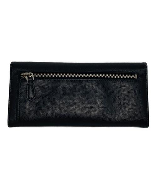 PRADA（プラダ）PRADA (プラダ) 2つ折り財布 ブラックの古着・服飾アイテム
