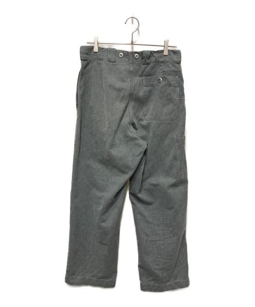 vintage miritary（ヴィンテージ ミリタリー）vintage miritary (ヴィンテージ ミリタリー) デニムワークパンツ グリーン サイズ:40の古着・服飾アイテム