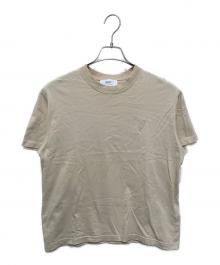 AMI PARIS（アミ パリス）の古着「ハートロゴTシャツ」｜ベージュ