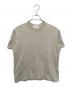 AMI PARIS（アミ パリス）の古着「ハートロゴTシャツ」｜ベージュ