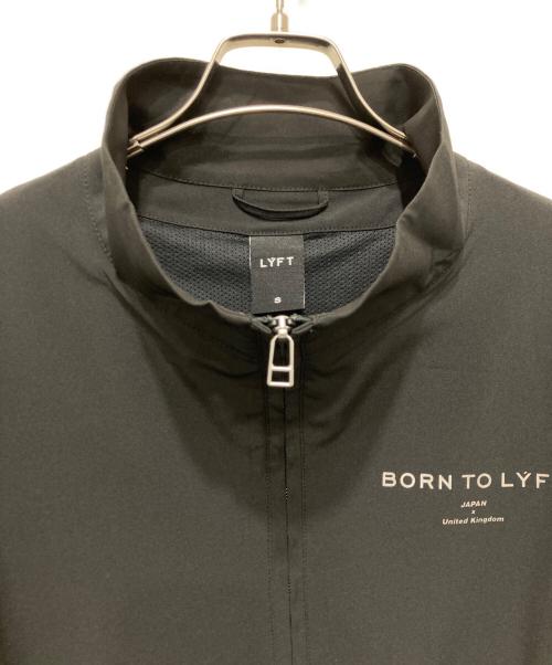 Lyft（リフト）Lyft (リフト) 2LINE OVERSIZE TRACK JACKET ブラック×レッド サイズ:Sの古着・服飾アイテム