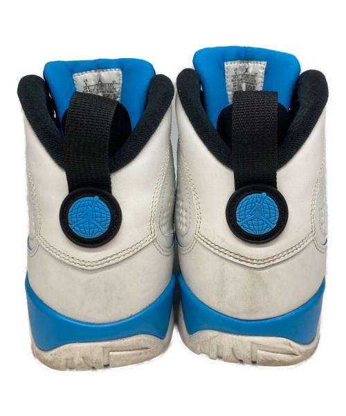NIKE（ナイキ）NIKE (ナイキ) AIR JORDAN 9 RETRO ホワイト×ブルー サイズ:US9の古着・服飾アイテム