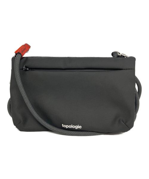 TOPOLOGIE（トポロジー）Topologie (トポロジー) Flat Sacoche Small Tech Sateen ブラックの古着・服飾アイテム