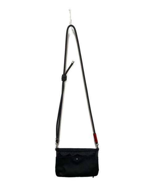 TOPOLOGIE（トポロジー）Topologie (トポロジー) Flat Sacoche Small Tech Sateen ブラックの古着・服飾アイテム