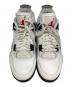 中古・古着 NIKE (ナイキ) エアジョーダン4レトロ ホワイト サイズ:27ｃｍ：16000円