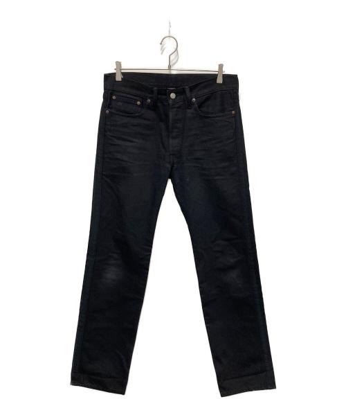 RRL（ダブルアールエル）RRL (ダブルアールエル) STRAIGHT LEG ブラックデニムパンツ ブラック サイズ:Ｗ31×32の古着・服飾アイテム