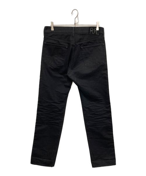 RRL（ダブルアールエル）RRL (ダブルアールエル) STRAIGHT LEG ブラックデニムパンツ ブラック サイズ:Ｗ31×32の古着・服飾アイテム