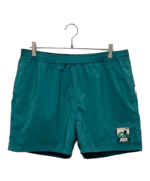 Columbia（コロンビア）Columbia (コロンビア) KITH (キス) コラボリバーシブルハーフパンツ グリーン サイズ:Lの古着・服飾アイテム