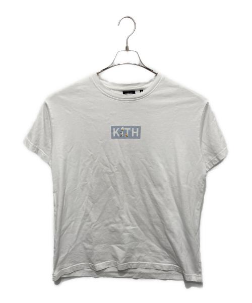 KITH（キス）KITH (キス) PIXAR (ピクサー) コラボロゴプリントTシャツ ホワイト サイズ:Lの古着・服飾アイテム