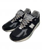 NEW BALANCEニューバランス）の古着「991v2 ローカットスニーカー」｜ブラック