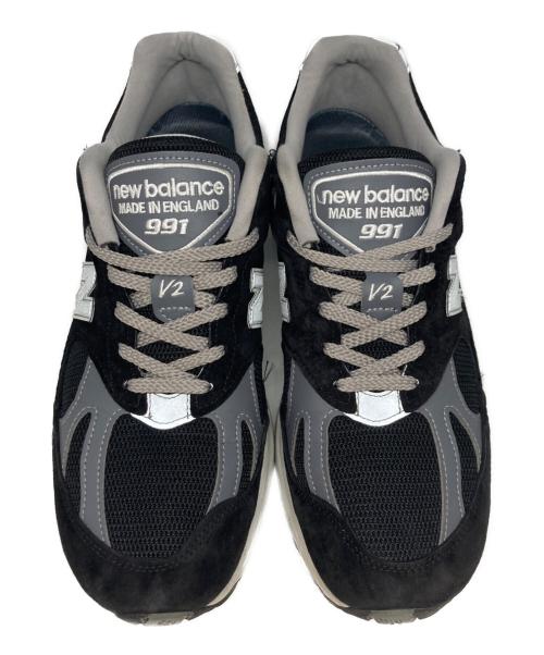 NEW BALANCE（ニューバランス）NEW BALANCE (ニューバランス) 991v2 ローカットスニーカー ブラック サイズ:US11の古着・服飾アイテム