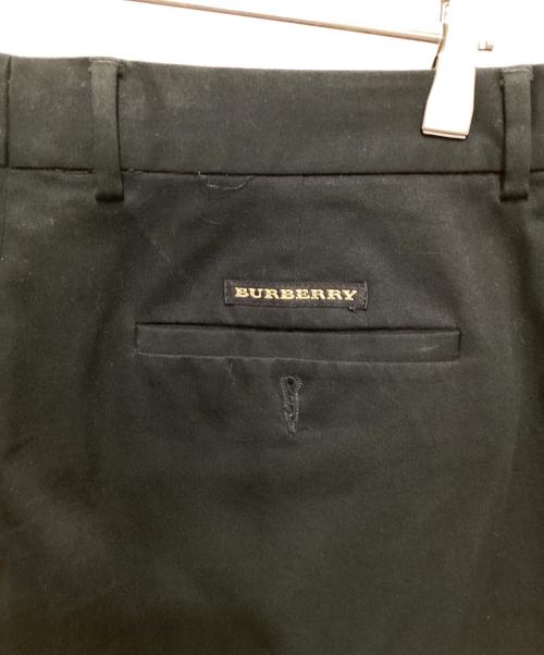 BURBERRY（バーバリー）BURBERRY (バーバリー) オールド1タックトラウザーパンツ ブラック サイズ:記載なしの古着・服飾アイテム