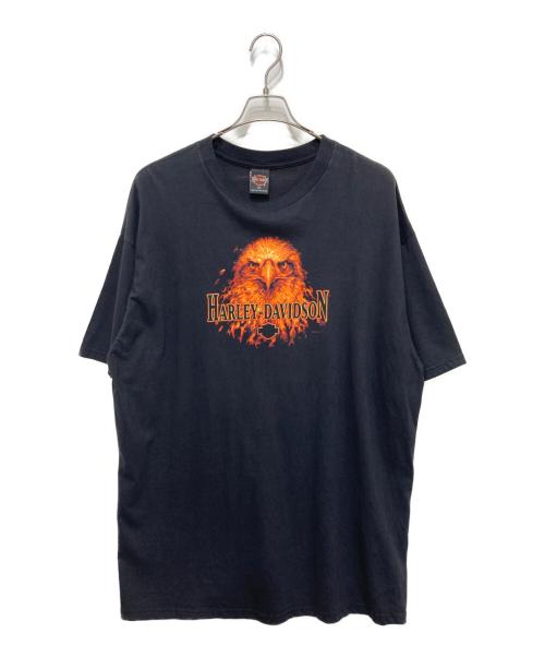 HARLEY-DAVIDSON（ハーレーダビッドソン）HARLEY-DAVIDSON (ハーレーダビッドソン) プリントTシャツ ブラック サイズ:3XLの古着・服飾アイテム