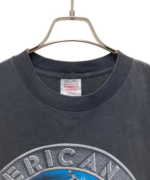 HARLEY-DAVIDSON（ハーレーダビッドソン）HARLEY-DAVIDSON (ハーレーダビッドソン) ONEITA (オニータ) プリントTシャツ ブラック サイズ:Ｌの古着・服飾アイテム
