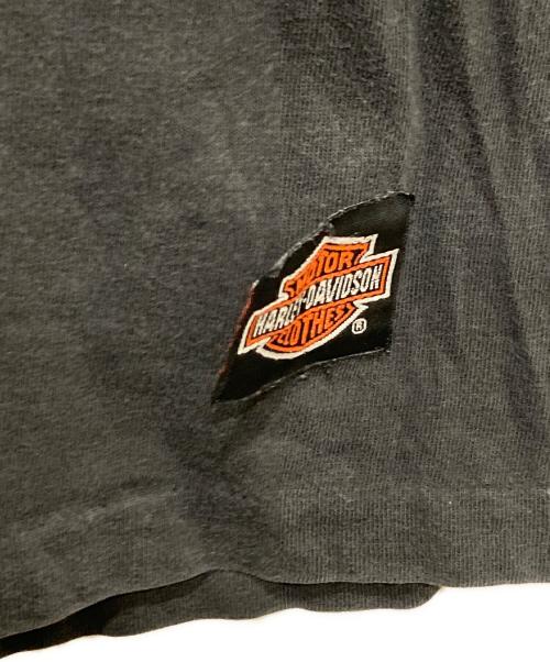 HARLEY-DAVIDSON（ハーレーダビッドソン）HARLEY-DAVIDSON (ハーレーダビッドソン) ONEITA (オニータ) プリントTシャツ ブラック サイズ:Ｌの古着・服飾アイテム