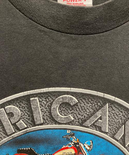 HARLEY-DAVIDSON（ハーレーダビッドソン）HARLEY-DAVIDSON (ハーレーダビッドソン) ONEITA (オニータ) プリントTシャツ ブラック サイズ:Ｌの古着・服飾アイテム