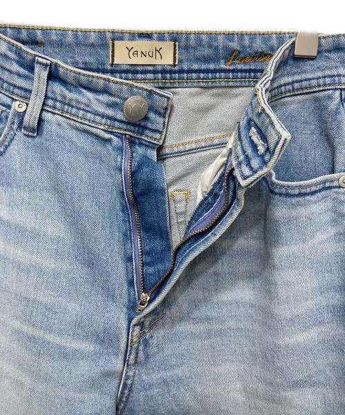 YANUK（ヤヌーク）YANUK (ヤヌーク) LOUISEデニムパンツ ブルー サイズ:24の古着・服飾アイテム