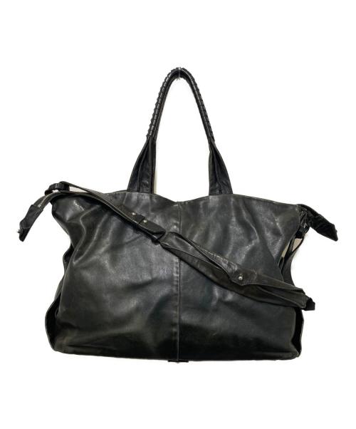 CORNELIAN TAURUS by daisuke iwanaga（コーネリアンタウラス バイ ダイスケイワナガ）cornelian taurus by daisuke iwanaga (コーネリアンタウラス バイ ダイスケイワナガ) 2WAYレザーバッグ ブラックの古着・服飾アイテム