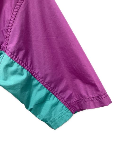 THE NORTH FACE（ザ ノース フェイス）THE NORTH FACE (ザ ノース フェイス) ヌプシシャツ グリーン×パープル サイズ:Ｌの古着・服飾アイテム