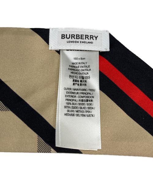 BURBERRY（バーバリー）BURBERRY (バーバリー) スキニースカーフ サイズ:180×8の古着・服飾アイテム