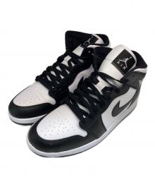 NIKE（ナイキ）の古着「Air Jordan 1 Mid（エアジョーダン１）」｜ホワイト×ブラック