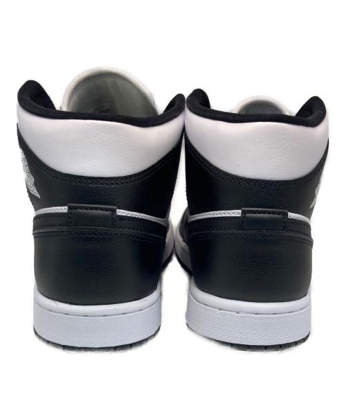 NIKE（ナイキ）NIKE (ナイキ) Air Jordan 1 Mid（エアジョーダン１） ホワイト×ブラック サイズ:28.5ｃｍの古着・服飾アイテム