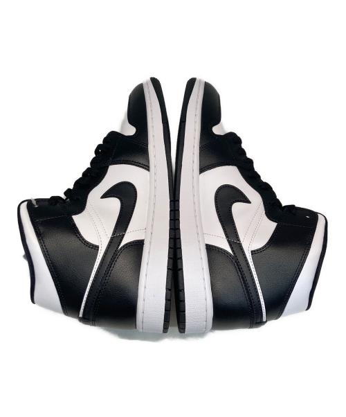 NIKE（ナイキ）NIKE (ナイキ) Air Jordan 1 Mid（エアジョーダン１） ホワイト×ブラック サイズ:28.5ｃｍの古着・服飾アイテム
