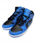 NIKEナイキ）の古着「AIR JORDAN 1 MID(エアジョーダン１)」｜ブラック×ブルー